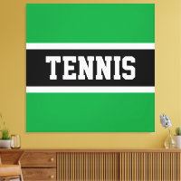 TENNIS Textos Diversión Negrita Bandas Blancas Ver