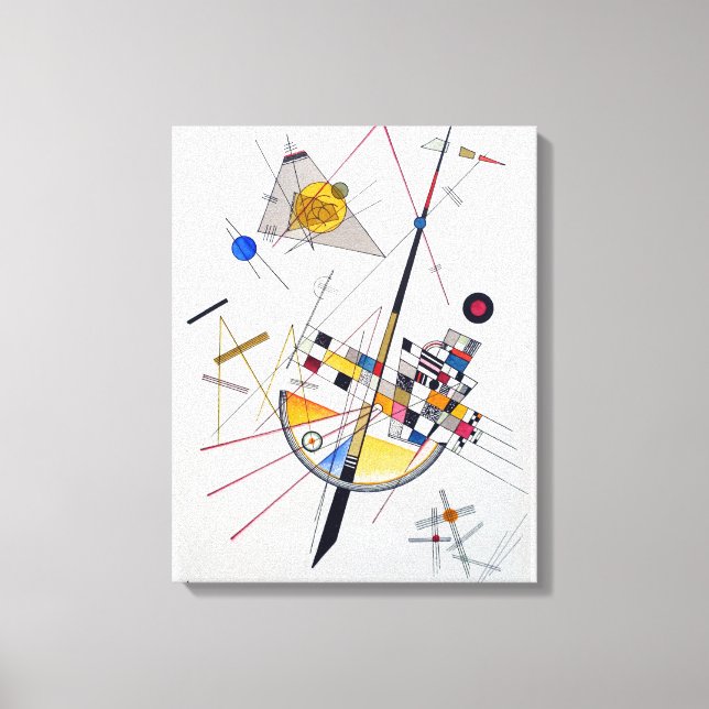Lienzo Tensión Delicada de Wassily Kandinsky (Anverso)
