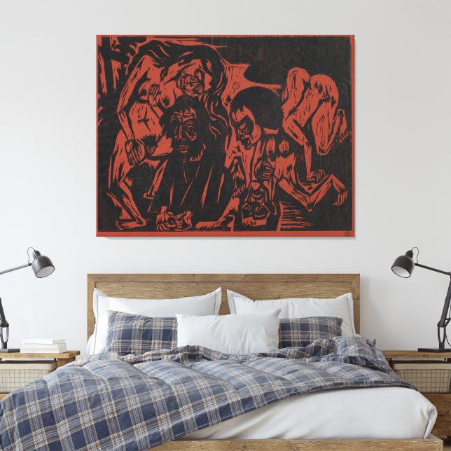 Lienzo Tentación de Antonio (Insitu(Dormitorio))