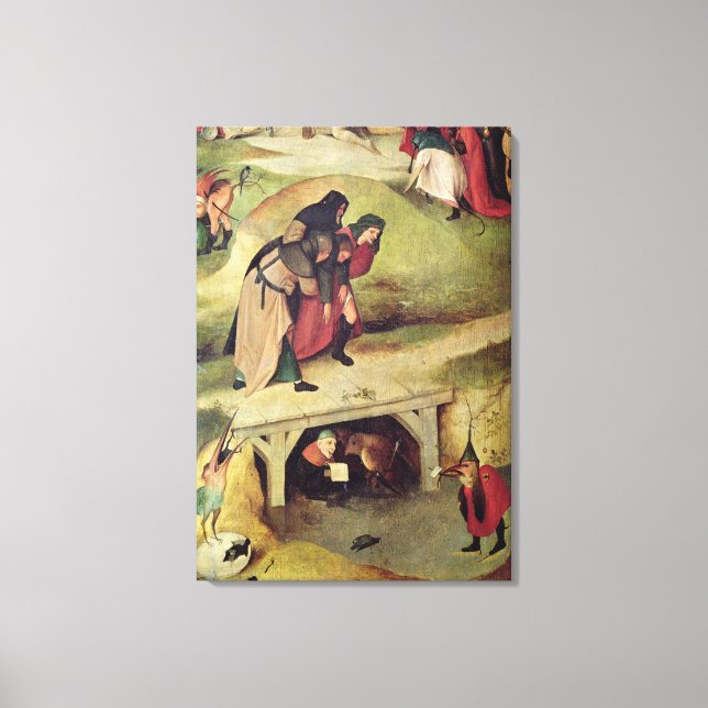 Lienzo Tentación de San Antonio (Anverso)