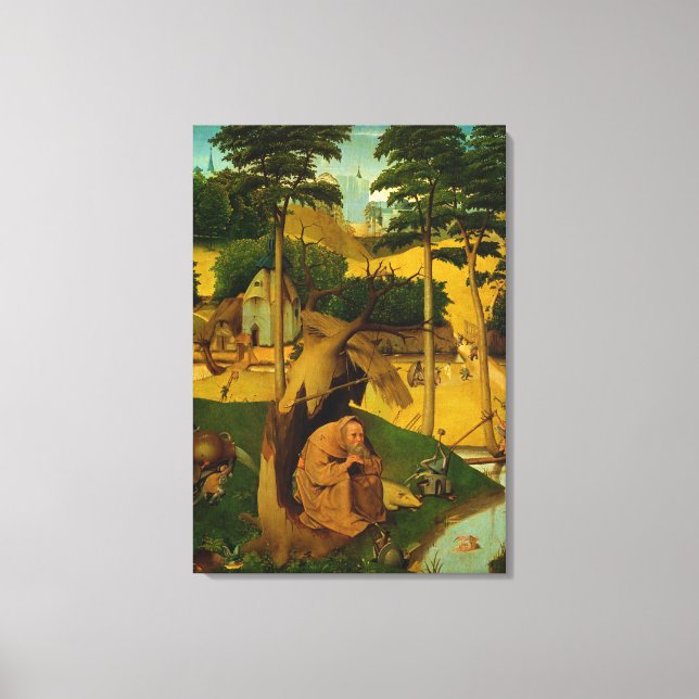 Lienzo Tentación de San Antonio, 1490 (Anverso)