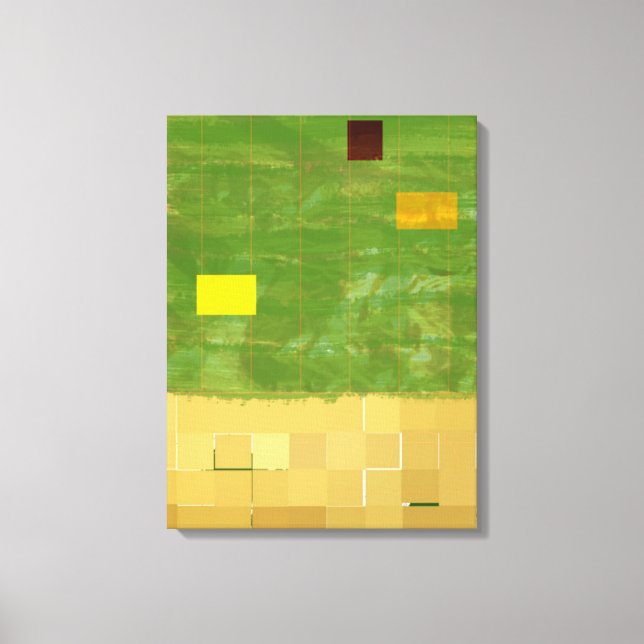 Lienzo Tercer día de génesis: Vegetación 2014 (Anverso)