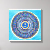 Tercer Ojo Chakra Mandala Canvas Art