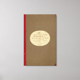 Lienzo Termine el curso de la geografía