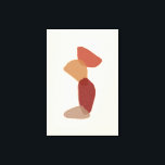 Lienzo Terracotta Resumen Boho<br><div class="desc">Si optas por un diseño interior de moda y habitación boho con un toque de terracota y naranja quemado,  esta impresión abstracta de lienzo puede ser perfecta para tu casa.</div>