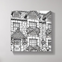 Lienzo Terraza Casa #11