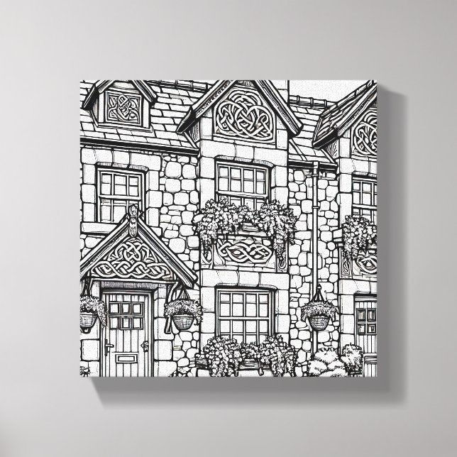 Lienzo Terraza Casa #11 (Anverso)