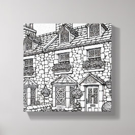 Lienzo Terraza Casa #14