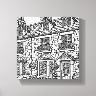 Lienzo Terraza Casa #14