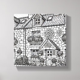 Lienzo Terraza Casa #20