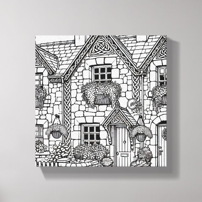 Lienzo Terraza Casa #27 (Anverso)