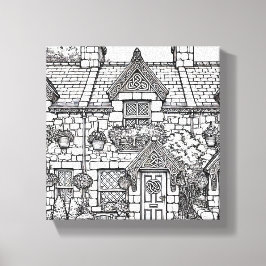 Lienzo Terraza Casa #30