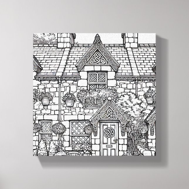 Lienzo Terraza Casa #30 (Anverso)