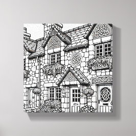 Lienzo Terraza Casa #31