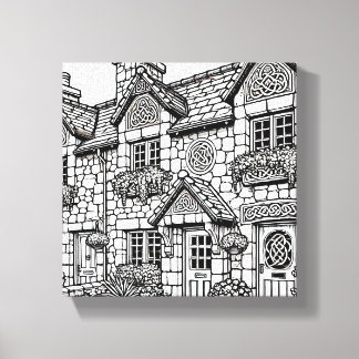 Lienzo Terraza Casa #31