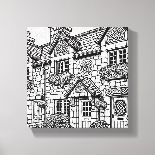 Lienzo Terraza Casa #31 (Anverso)