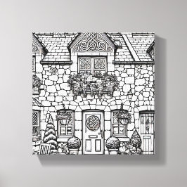 Lienzo Terraza Casa #32