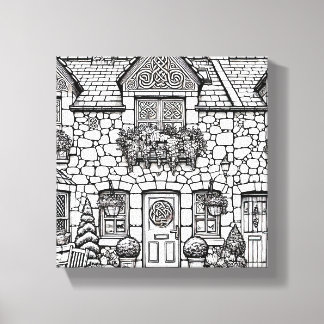 Lienzo Terraza Casa #32