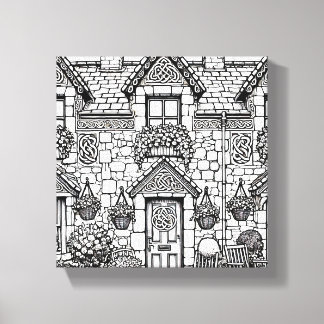 Lienzo Terraza Casa #33