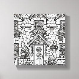 Lienzo Terraza Casa #36