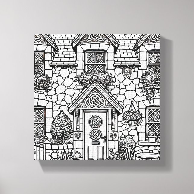 Lienzo Terraza Casa #36 (Anverso)