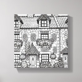 Lienzo Terraza Casa #37