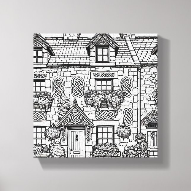 Lienzo Terraza Casa #37 (Anverso)