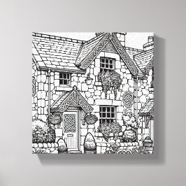 Lienzo Terraza Casa #39