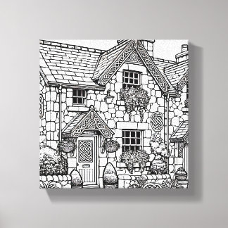 Lienzo Terraza Casa #39