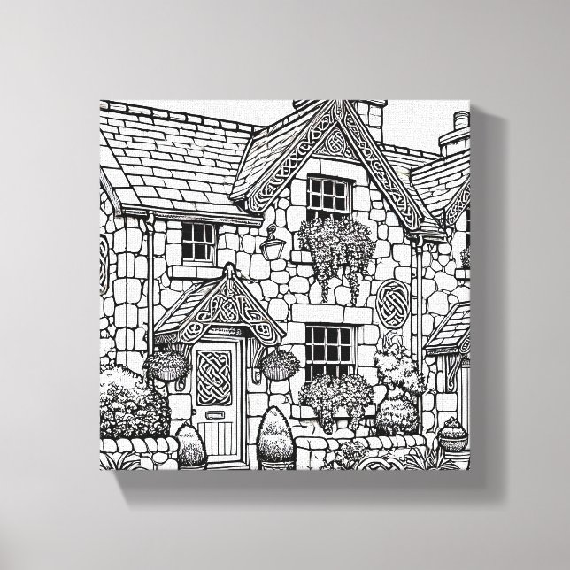 Lienzo Terraza Casa #39 (Anverso)