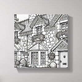 Lienzo Terraza Casa #41