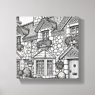 Lienzo Terraza Casa #41