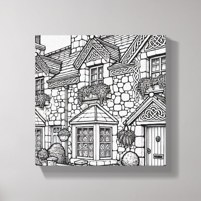 Lienzo Terraza Casa #41 (Anverso)