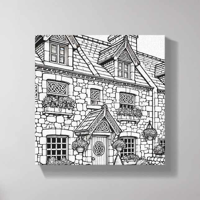 Lienzo Terraza Casa #42 (Anverso)