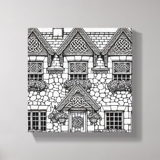 Lienzo Terraza Casa #44