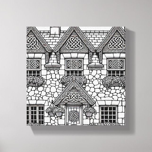 Lienzo Terraza Casa #44 (Anverso)