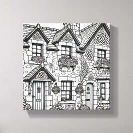 Lienzo Terraza Casa #45