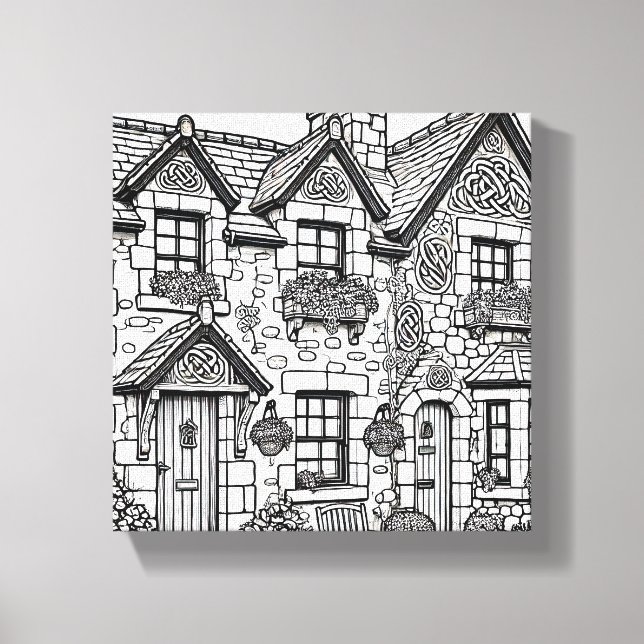 Lienzo Terraza Casa #45 (Anverso)