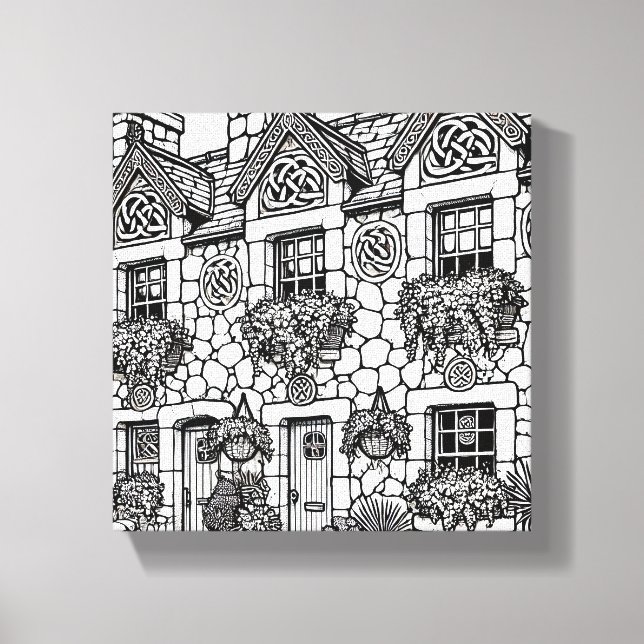 Lienzo Terraza Casa #47 (Anverso)