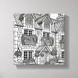 Lienzo Terraza Casa #48