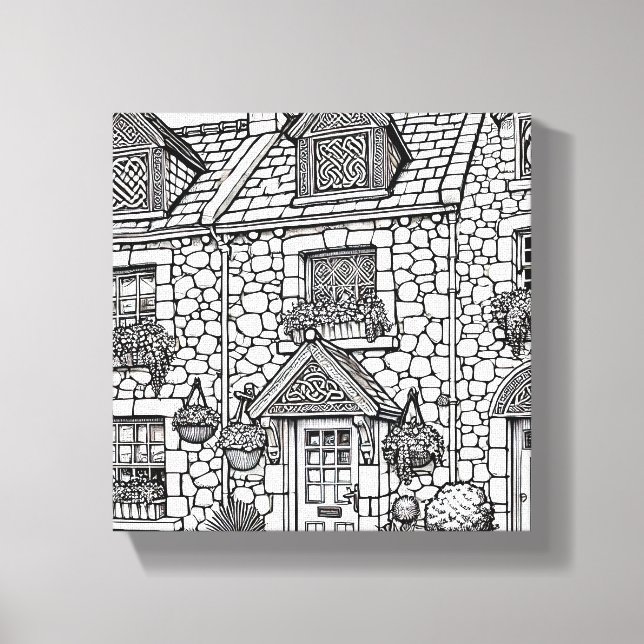 Lienzo Terraza Casa #49 (Anverso)