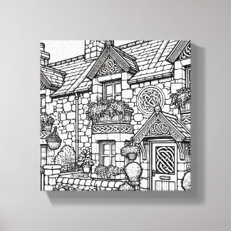 Lienzo Terraza Casa #50