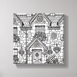 Lienzo Terraza Casa #7