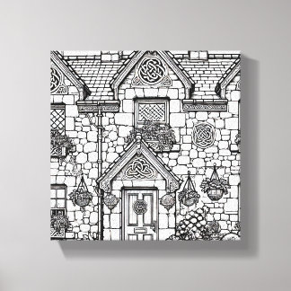 Lienzo Terraza Casa #7