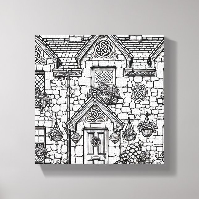 Lienzo Terraza Casa #7 (Anverso)