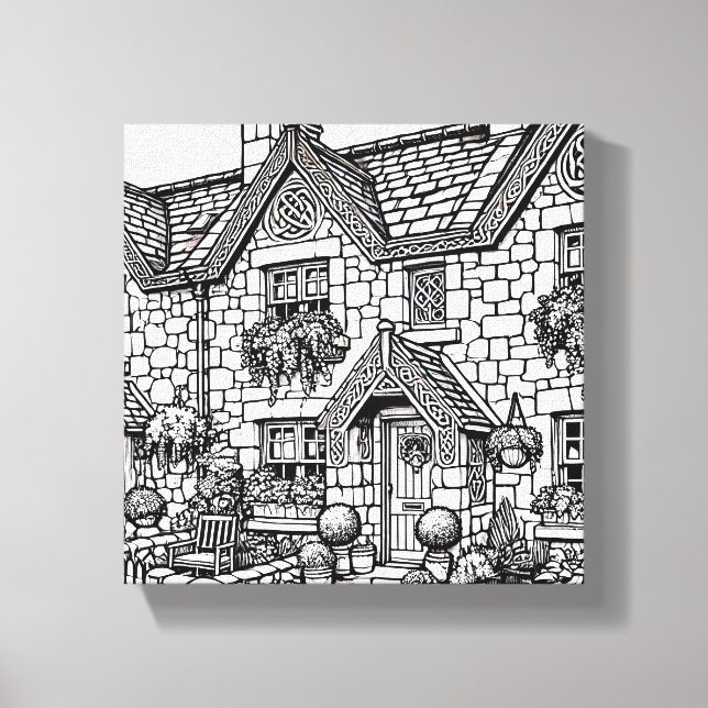 Lienzo Terraza Casa #8 (Anverso)