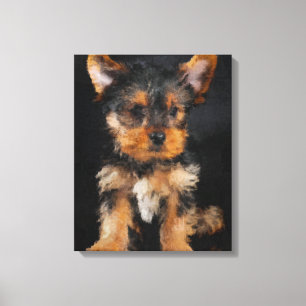 Lienzo Terrier de Yorkshire