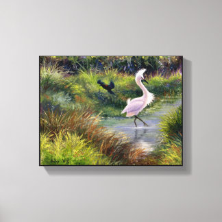 Lienzo "Territorio de aves" Galería de imágenes envueltas