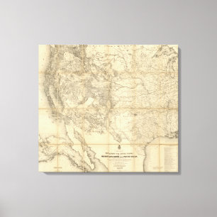 Lienzo Territorio de los Estados Unidos