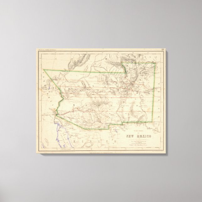 Lienzo Territorio de Nuevo México (Anverso)